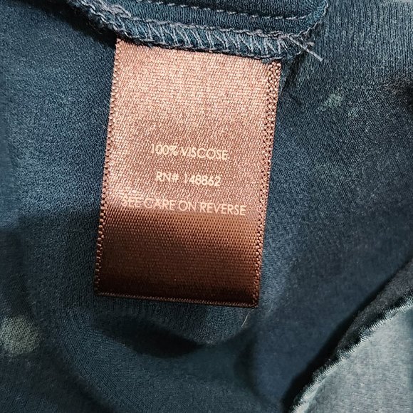 Torrid Teal Grecian Satin Charmeuse Sleeveless Goddess Neck Tank Plus Size 1X - Picture 7 of 9